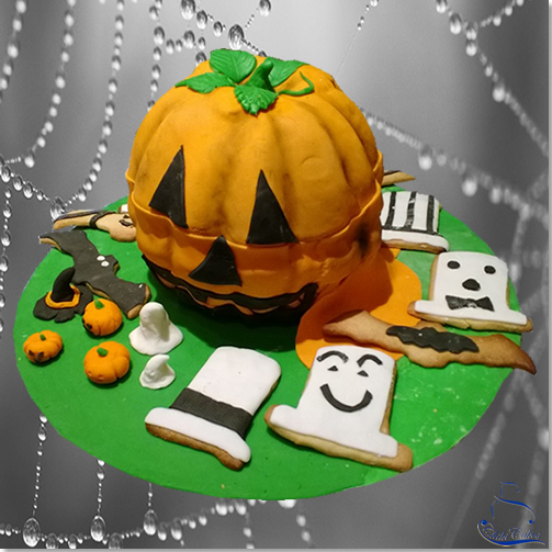Tarta Calabaza de Halloween