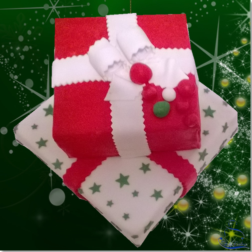 Tarta Regalos de Navidad