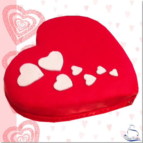 Tarta Corazón Enamorados
