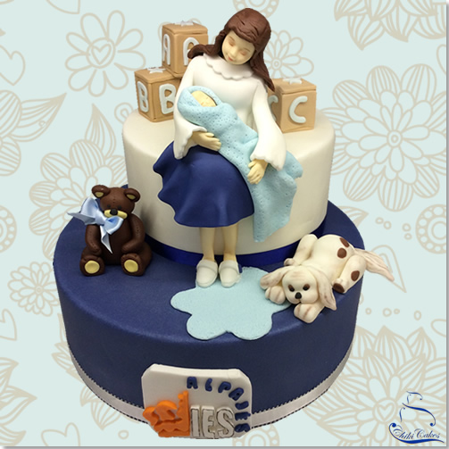 Tarta Mamá y su Bebé