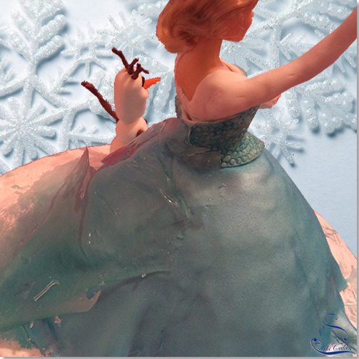 Tarta Elsa, Reina de las Nieves