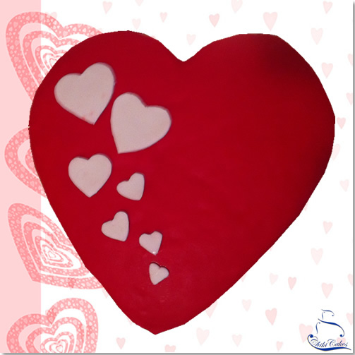 Tarta Corazón Enamorados