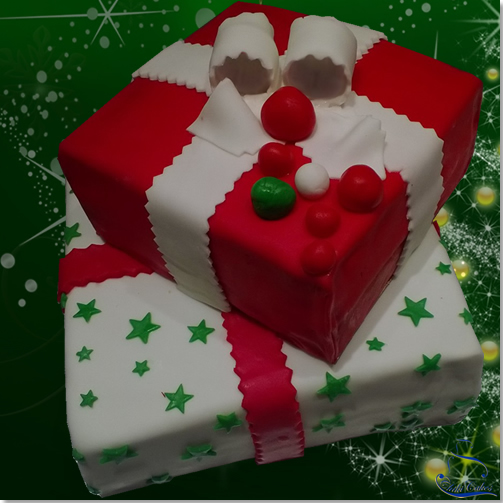 Tarta Regalos de Navidad