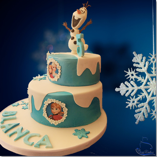 Tarta Olaf Frozen