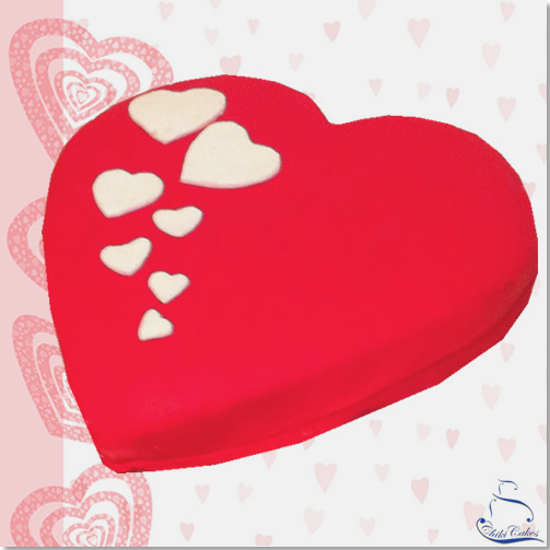 Tarta Corazón Enamorados