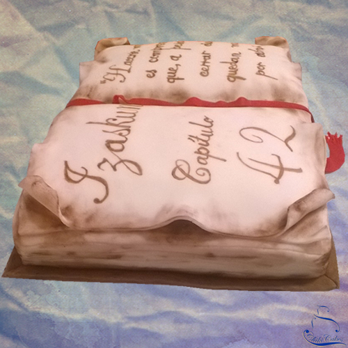 Tarta Libro Abierto