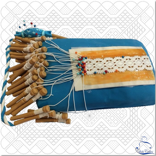 Tarta Encaje de Bolillos