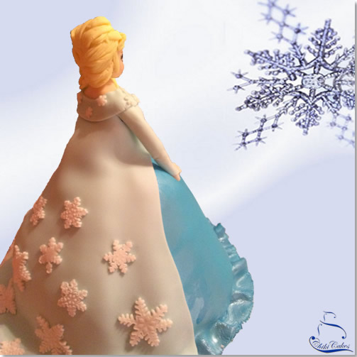 Tarta Elsa, Reina de las Nieves