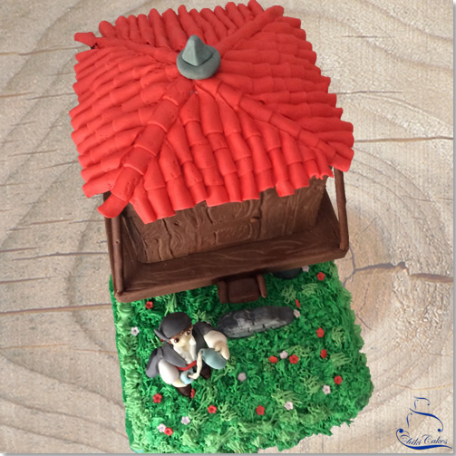 Tarta Hórreo Asturiano