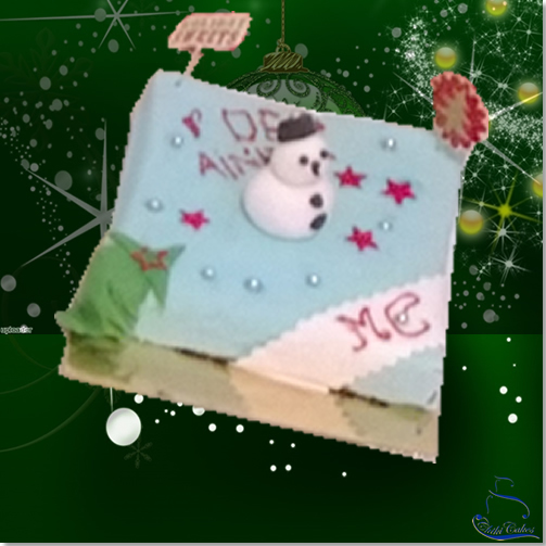 Tarta Regalos de Navidad