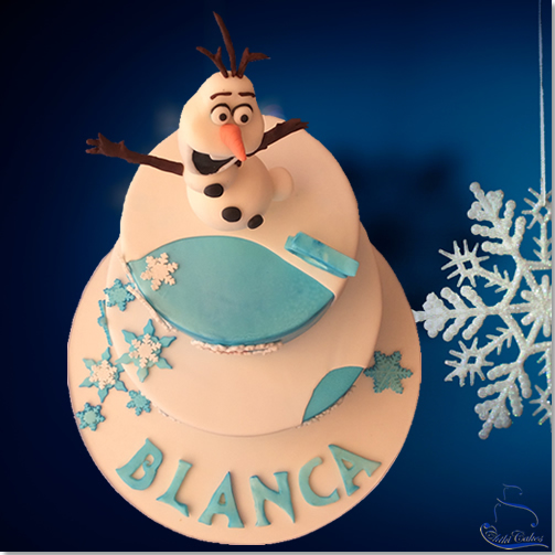Tarta Olaf Frozen
