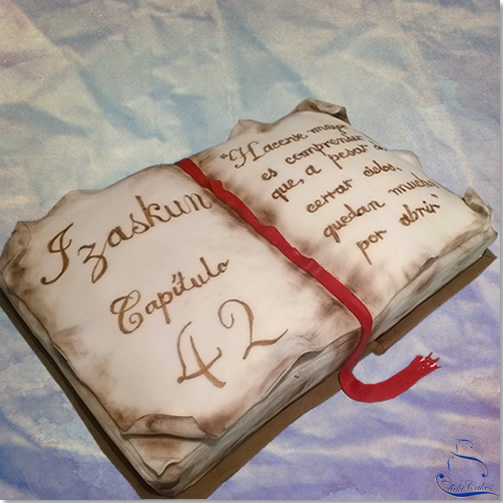 Tarta Libro Abierto
