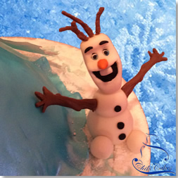 Tarta Elsa, Reina de las Nieves