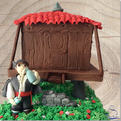 Tarta Hórreo Asturiano