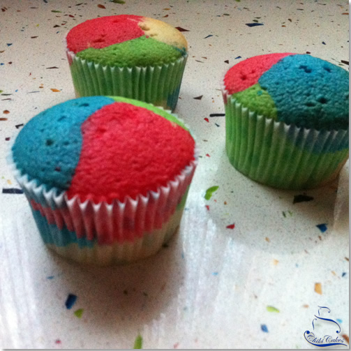 Cupcakes Cuatricolor