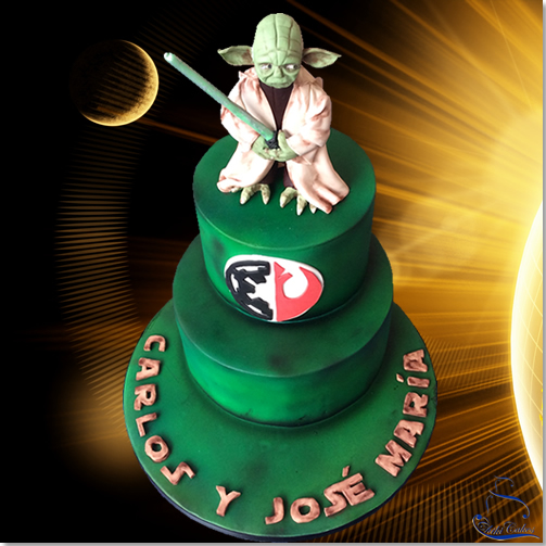 Tarta Yoda Star Wars
