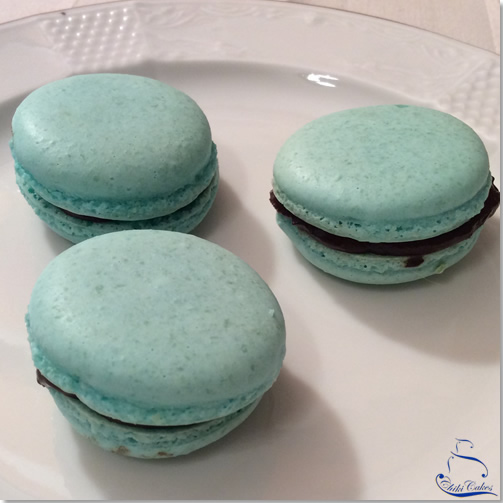 Macarons con Ganache