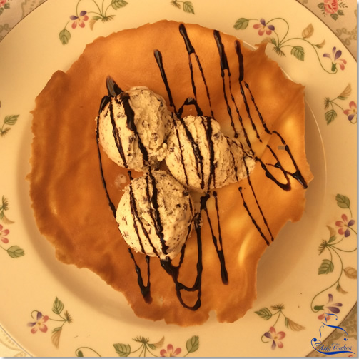 Tulipas con Helado Stracciatella