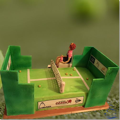Tarta Pista de Pádel