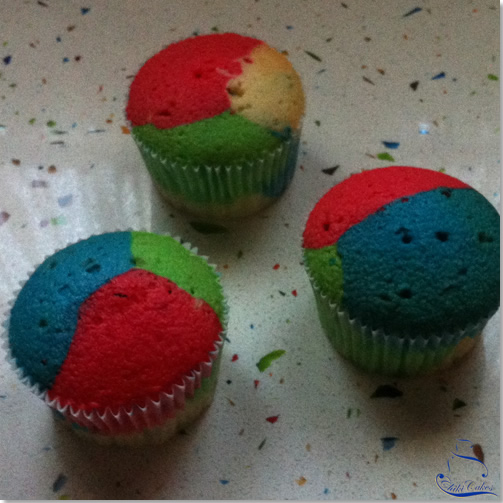 Cupcakes Cuatricolor