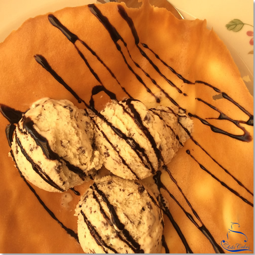 Tulipas con Helado Stracciatella