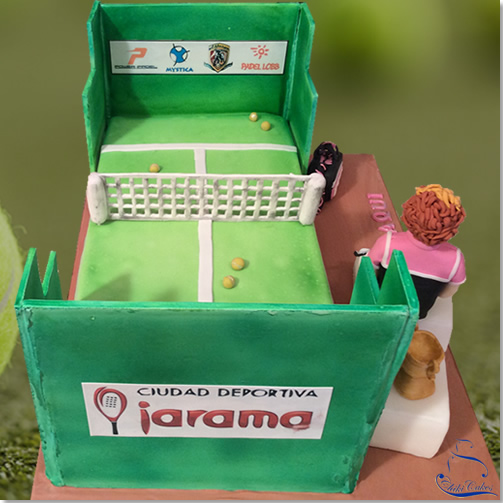Tarta Pista de Pádel