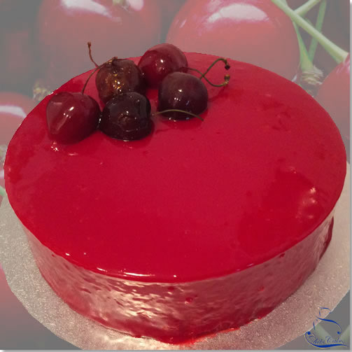 Tarta Glaseada de Cerezas