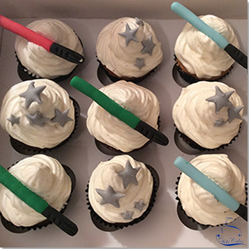 Cupcakes Star Wars Sable Laser