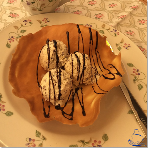 Tulipas con Helado Stracciatella