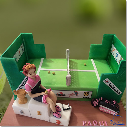 Tarta Pista de Pádel