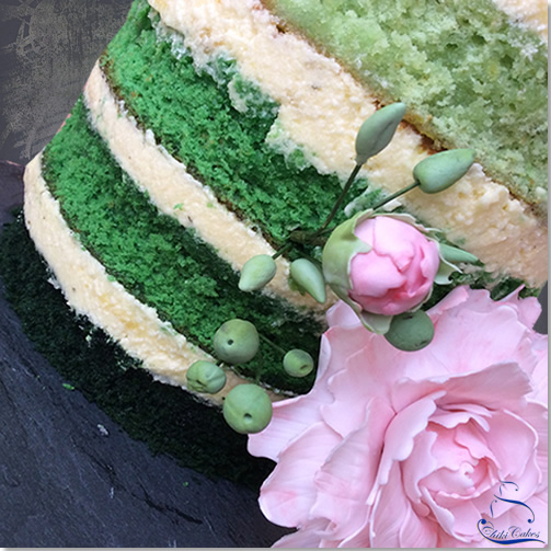 Naked Cake con Peonías
