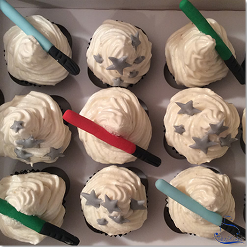 Cupcakes Star Wars Sable Laser