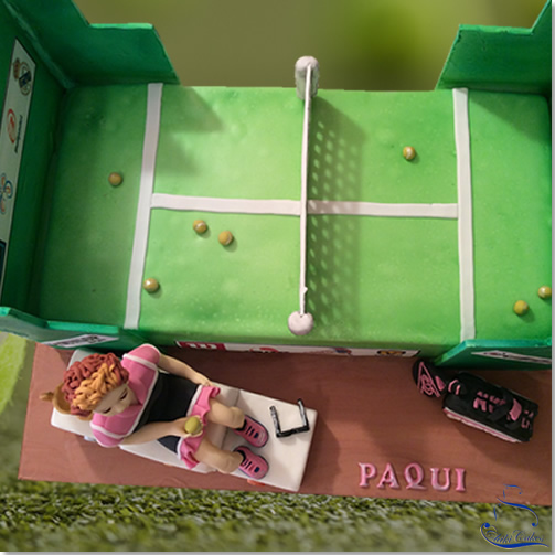 Tarta Pista de Pádel