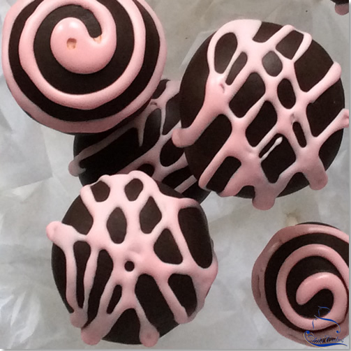 Cake Pops Chicle Fresa