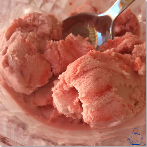 Helado de Fresas al Cava