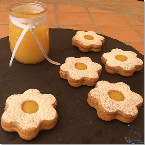 Flores de Galleta de Limón