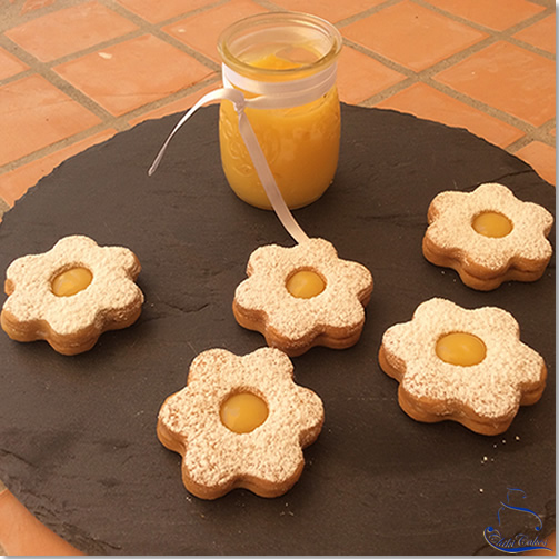 Flores de Galleta con Limón