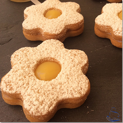 Flores de Galleta con Limón