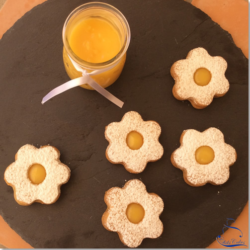 Flores de Galleta con Limón