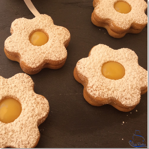 Flores de Galleta con Limón